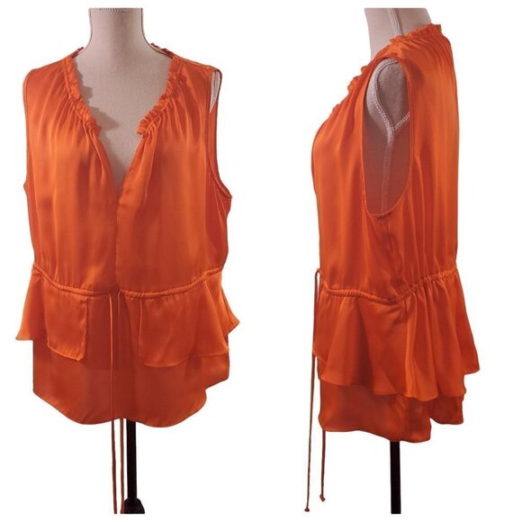 Josephine Studio Open V-Neck Women’s Size XL Layered Pullover Top - Picture 1 of 14